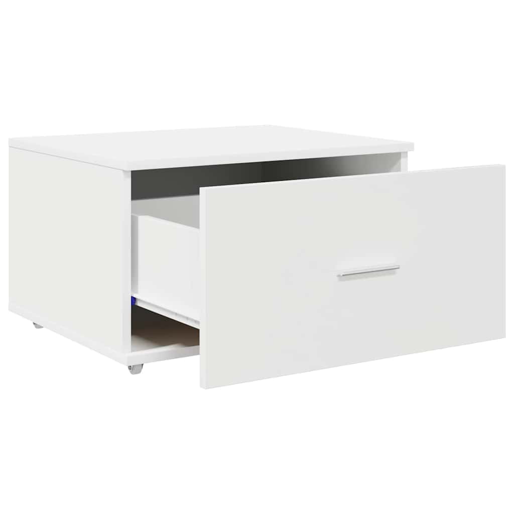 Drawer Cabinet White 55 x 45 x 33.5 cm Engineered wood
